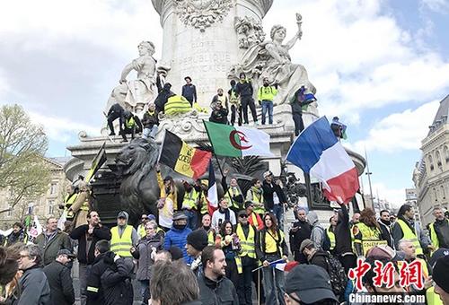 5000人参与巴黎第22轮示威参与人数又有所回升