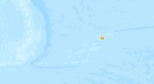 南桑威奇群岛附近海域发生5级地震震源深度10公里