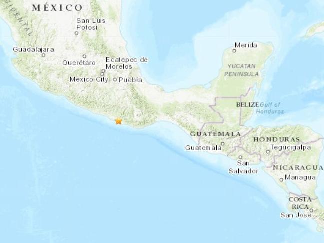 墨西哥西南部地区发生5.0级地震震源深度29.6公里
