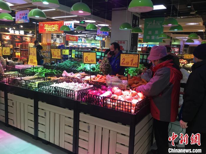 北京市场供应稳定民众购货如常